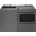 Maytag – 4.7 Cu. Ft. 11-Cycle High-Efficiency Top-Loading Washer – Metallic slate - Image 6