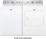 Maytag – 3.8 Cu. Ft. High Efficiency Top Load Washer with PowerWash Agitator – White - Image 4