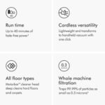 Dyson V8 Plus Cordless Vacuum, Cleans Hard Floors and Carpets - Image 4