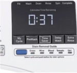 GE – 4.5 Cu. Ft. Stackable Front Load Washer – White - Image 7