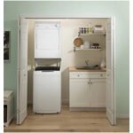 GE – 2.8 Cu. Ft. Top Load Washer – White/black - Image 2