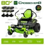 Greenworks Pro Crossover Zero Turn 42-in Lithium Ion Electric Riding Lawn Mower - Image 13