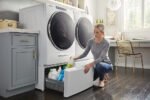 Whirlpool – 4.5 Cu. Ft. High Efficiency Stackable Front Load Washer with Steam and Load & Go XL Dispenser – White - Image 5