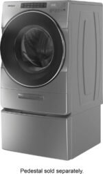 Whirlpool – 4.5 Cu. Ft. High Efficiency Stackable Front Load Washer with Steam and Load & Go XL Dispenser – Chrome shadow - Image 12