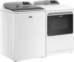 Maytag – 5.3 Cu. Ft. High Efficiency Smart Top Load Washer with Extra Power Button – White - Image 12
