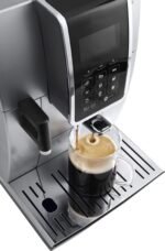 De’Longhi – Dinamica Espresso Machine with 15 bars of pressure and LatteCrema Fully Automatic Milk Frother – Silver - Image 3