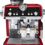 De’Longhi – La Specialista Prestigio Espresso Machine with Active Temperature Control and Dual Heating System – Red