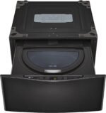 LG – SideKick 1.0 Cu. Ft. High-Efficiency Smart Top Load Pedestal Washer with 3-Motion Technology – Black steel - Image 12