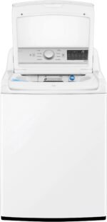 LG – 5.5 Cu. Ft. Smart Top Load Washer with TurboWash3D – White - Image 14