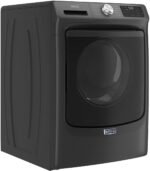 Maytag – 4.5 Cu. Ft. High Efficiency Stackable Front Load Washer with Steam and Extra Power Button – Volcano Black - Image 3