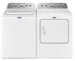 Maytag – 5.2 Cu. Ft. High Efficiency Top Load Washer with Extra Power Button – White - Image 8