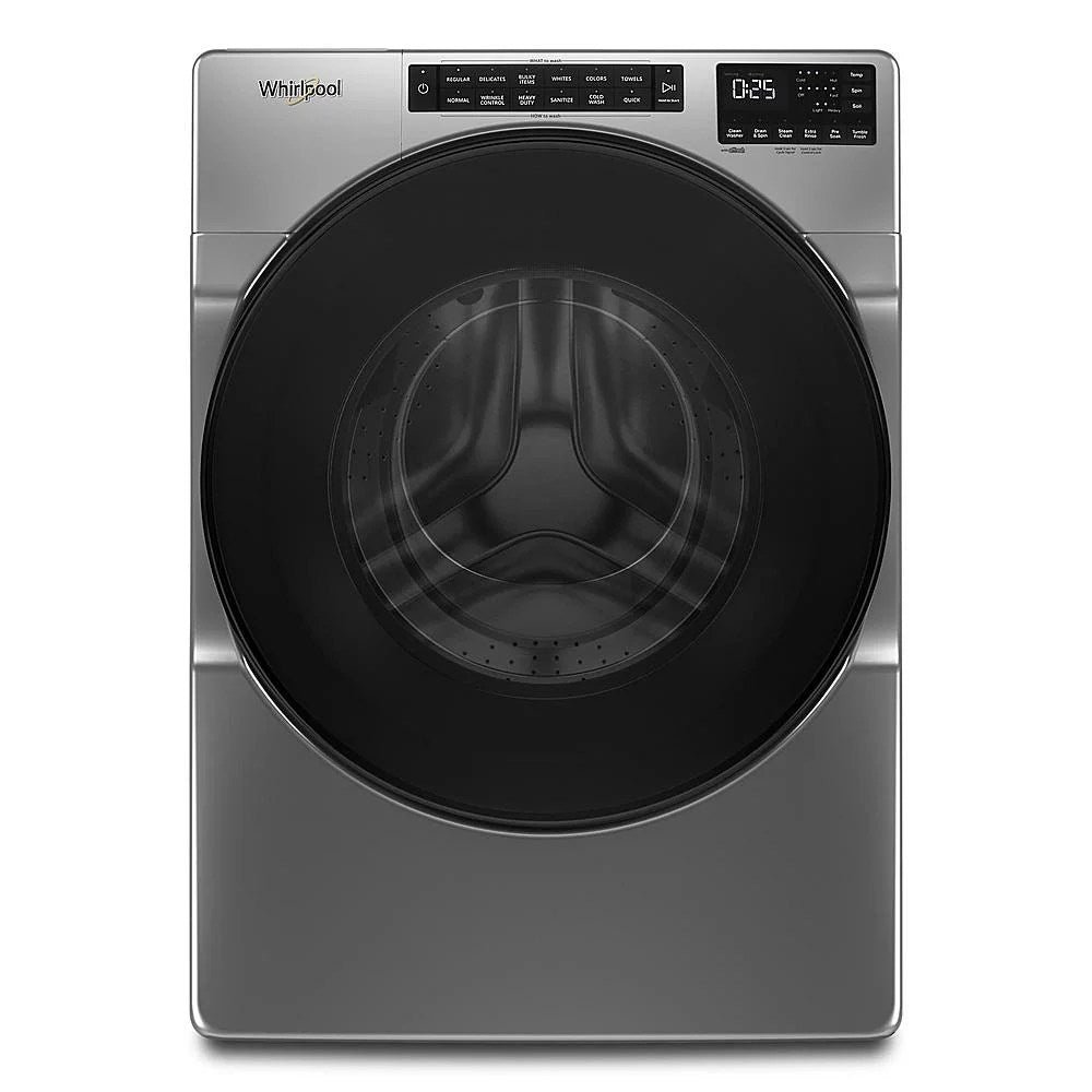 6521266_sd-1 Whirlpool – 5.0 Cu. Ft. High-Efficiency Stackable Front Load Washer with Quick Wash Cycle – Chrome shadow - Image 1