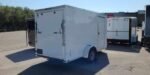 Spartan 6X12 Single Axle Enclosed Cargo Trailer | .030 | White | SP6X12SA - Image 3