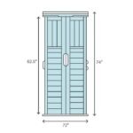 6 ft. W x 3 ft. D Grand Garden Chalet Cedar Wood Tool Shed - Image 6