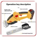 Electric Hedge Shears Dual-purpose Rechargeable Pruning Shear Mower - Image 2