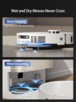 Dreame X40 Ultra Robot Vacuum with 12,000Pa Suction, Liftable Mop, Self-Cleaning & Auto-Empty - Image 5