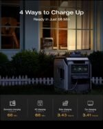 EF ECOFLOW Portable Power Station DELTA 2 Max, 2400W LFP Solar Generator, Full Charge in 1 Hr - Image 29