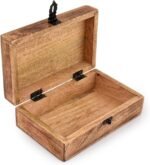 Handmade Mango Wood Tree of Life Engraved Keepsake Box – Wooden Jewellery Organizer with Flame Finish Gift for Men & Women - Image 3