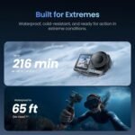 Action Camera 4K Waterproof to 52 ft with Hyper Stabilization & 3‑Hour Battery - Image 4