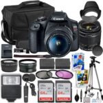 Canon EOS Rebel T7 DSLR Camera with 18-55mm Lens Bundle Ki