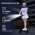 Electric Scooter for Kids & Teens, 500–1000W, 18–25 MPH, 21–28 Mile Range - Image 5