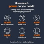 Generac 3,300-Watt Gas Powered Portable Inverter Generator – Lightweight and Compact - Image 38