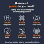 Generac 8,125 Starting Watt Portable Gas Generator – Includes Extension Cord - Image 7