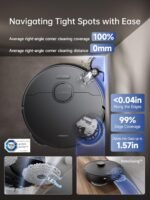 Dreame X40 Ultra Robot Vacuum with 12,000Pa Suction, Liftable Mop, Self-Cleaning & Auto-Empty - Image 12