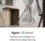 Dyson V15 Detect Cordless Vacuum Cleaner, Yellow/Nickel - Image 2