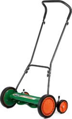 ULM Center GreenEdge 20” Manual Push Reel Lawn Mower – 5 Precision Blade Classic Mower for Smooth Lawn Cutting, Lightweight Hand Push Grass Cutter - Image 4