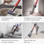 Dyson SV29 Outsize Cordless Vacuum Cleaner | Nickel/ReD - Image 7