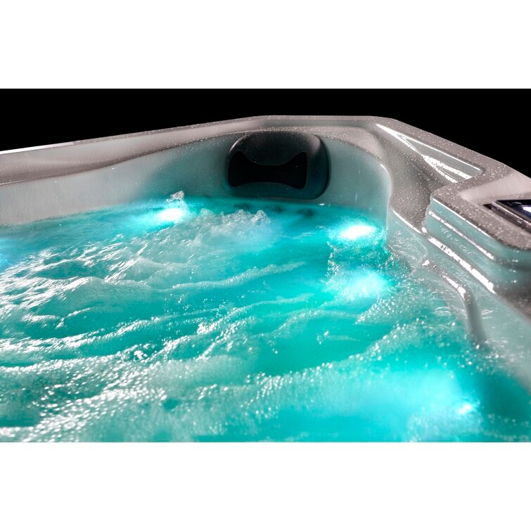76 – Jet Acrylic Square Hot Tub with Ozonator - Image 11