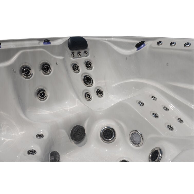 76 – Jet Acrylic Square Hot Tub with Ozonator - Image 10