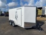 Spartan 7X12 Enclosed Cargo Tandem Axle Trailer | White | SP7X12TA - Image 3
