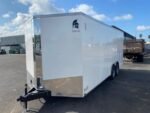 Spartan 8.5X20 Tandem Axle Enclosed Cargo Trailer | White - Image 2