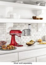 KitchenAid – KSM2FPA Food Processor Attachment Kit with Commercial Style Dicing – Silver - Image 6