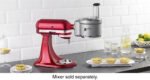 KitchenAid – KSM2FPA Food Processor Attachment Kit with Commercial Style Dicing – Silver - Image 8
