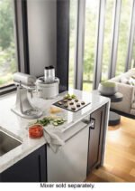 KitchenAid – KSM2FPA Food Processor Attachment Kit with Commercial Style Dicing – Silver - Image 9