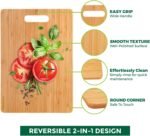 3-Piece Bamboo Cutting Board Set – Food-Grade Wooden Kitchen Chopping Boards, Knife-Friendly, Lightweight with Hanging Hole - Image 7