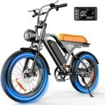 Electric Bike for Adults, 750–1000W, 60 Mile Range, 20MPH, 20″/26″ Tires, Mountain & Commuting