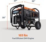 Generac 8,125 Starting Watt Portable Gas Generator – Includes Extension Cord - Image 39