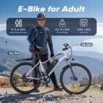 Electric Bike for Adults, 750–1000W, 60 Mile Range, 20MPH, 20″/26″ Tires, Mountain & Commuting - Image 23