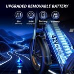 Electric Bike for Adults, 750–1000W, 60 Mile Range, 20MPH, 20″/26″ Tires, Mountain & Commuting - Image 3