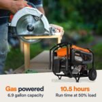 Generac 8,125 Starting Watt Portable Gas Generator – Includes Extension Cord - Image 27
