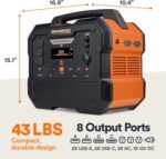 Generac 2106Wh Portable Power Station with Lithium-Ion Battery – Clean, Emission - Image 12