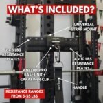 Ancore Pro Home Gym Cable Machine, Portable Full-Body Workout, Mount for Squat Rack or Pole - Image 4