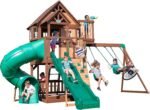 Backyard Discovery Skyfort III Cedar Swing Set w/ Tube Slide – DIY - Image 6