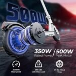 Electric Scooter for Kids & Teens, 500–1000W, 18–25 MPH, 21–28 Mile Range - Image 60