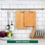 3-Piece Bamboo Cutting Board Set – Food-Grade Wooden Kitchen Chopping Boards, Knife-Friendly, Lightweight with Hanging Hole - Image 5