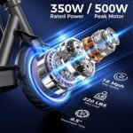 Electric Scooter for Kids & Teens, 500–1000W, 18–25 MPH, 21–28 Mile Range - Image 2